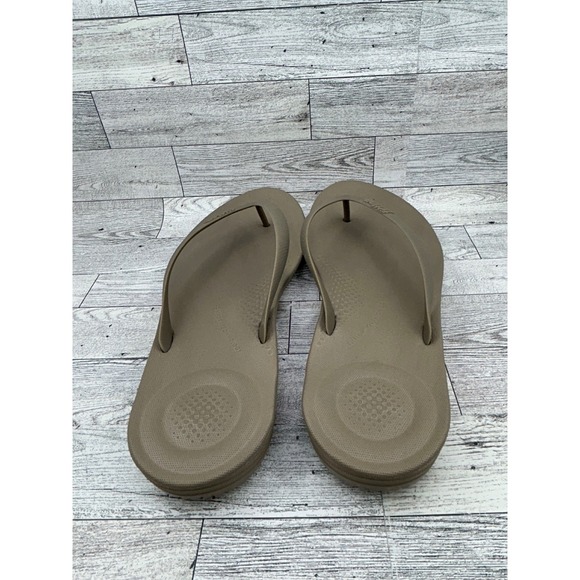 FitFlop iQushion Ergonomic Flip Flops Tan Brown‎ Men Size 13 US 47 EU 12 UK main image 8